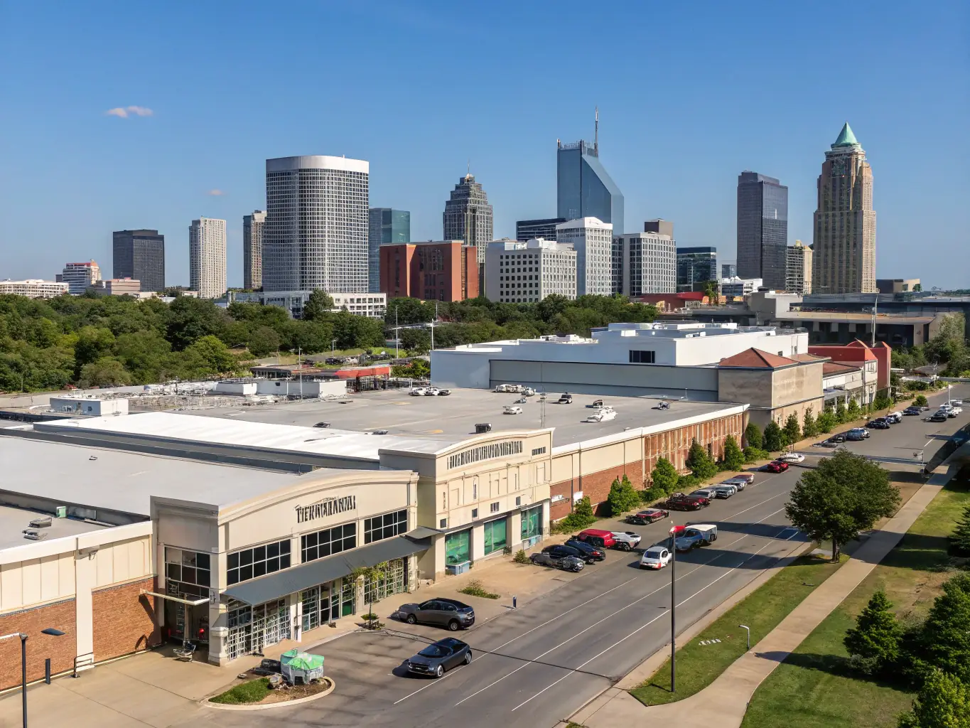 A picture of various types of real estate properties, including commercial buildings and land, showcasing the diverse portfolio WEBUYFLAT24 is interested in.